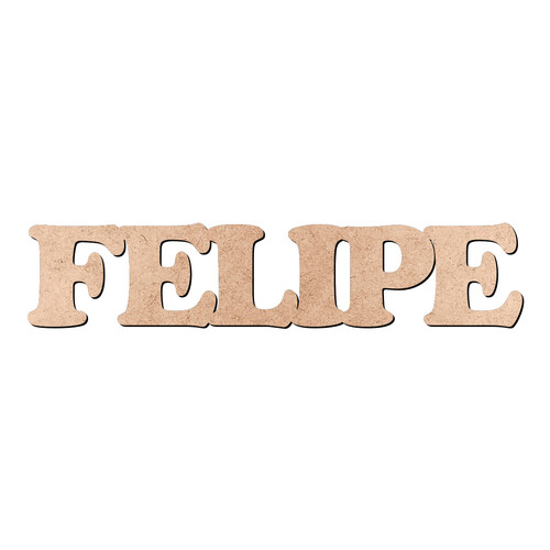 Recorte FELIPE Cooper Black / MDF 3mm