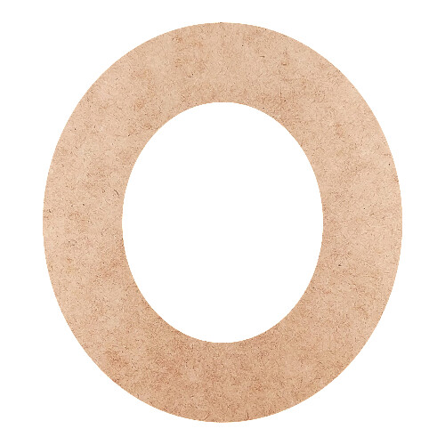 Recorte Moldura Arr 10 x 9 cm Borda 2 cm / MDF 3mm
