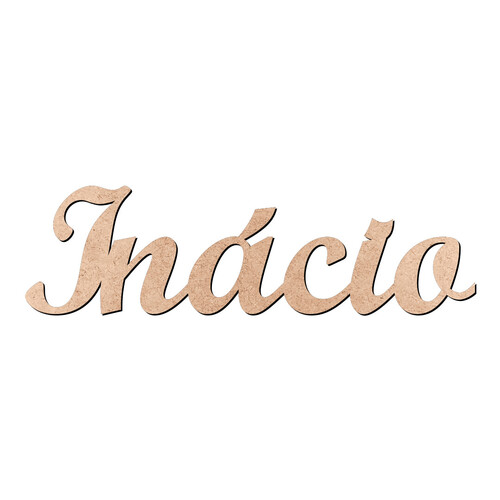 Recorte Inácio Script Mt Std / MDF 3mm