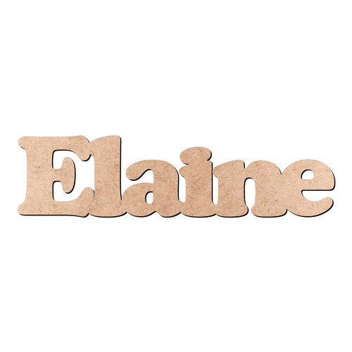 Recorte Elaine Cooper Black / MDF 3mm