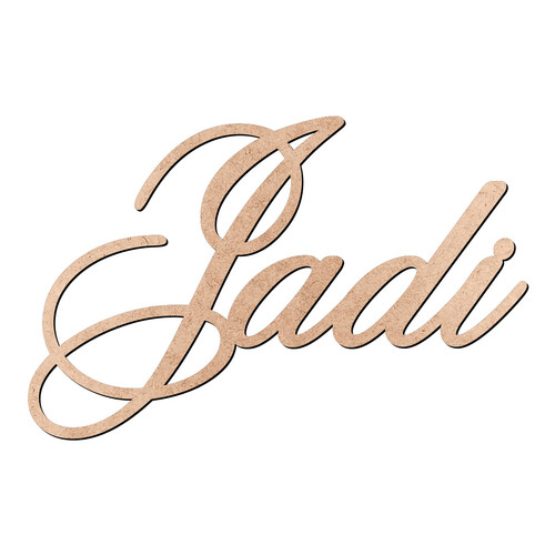 Recorte Jadi Old Script / MDF 3mm