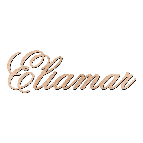 Recorte Eliamar Old Script / MDF 3mm