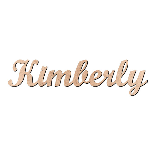 Recorte Kimberly Script Mt Std / MDF 3mm