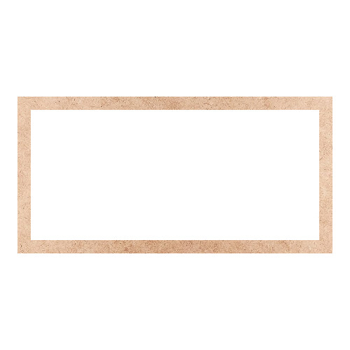 Recorte Moldura Ret 46 x 92 cm Borda 4 cm / MDF 3mm