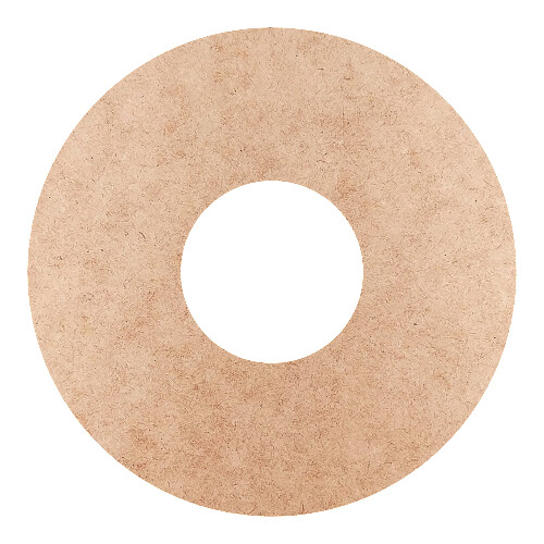 Recorte Moldura Circular 35 cm Borda 11 cm / MDF 3mm