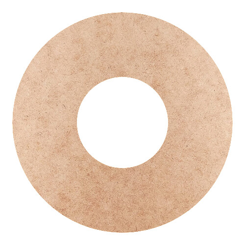 Recorte Moldura Circular 34 cm Borda 10 cm / MDF 3mm