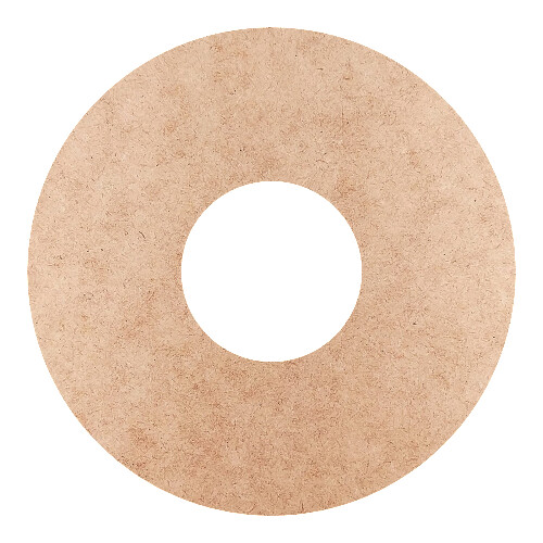 Recorte Moldura Circular 38 cm Borda 12 cm / MDF 3mm