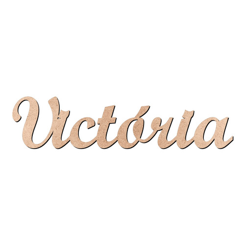 Recorte Victória Script Mt Std / MDF 3mm
