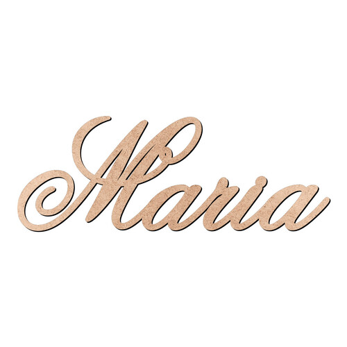 Recorte Maria Old Script / MDF 3mm