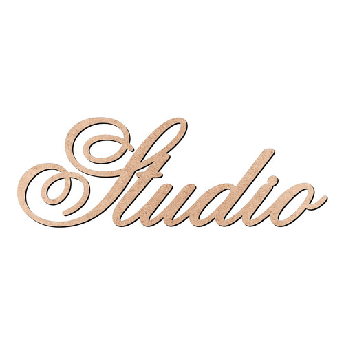 Recorte Studio Old Script / MDF 3mm