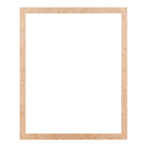 Recorte Moldura Ret 43 x 35 cm Borda 2 cm / MDF 3mm