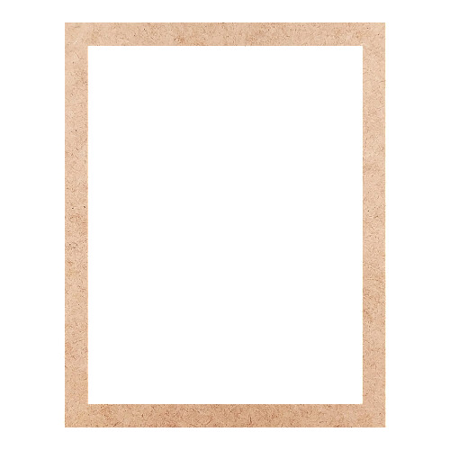Recorte Moldura Ret 34 x 27 cm Borda 2 cm / MDF 3mm