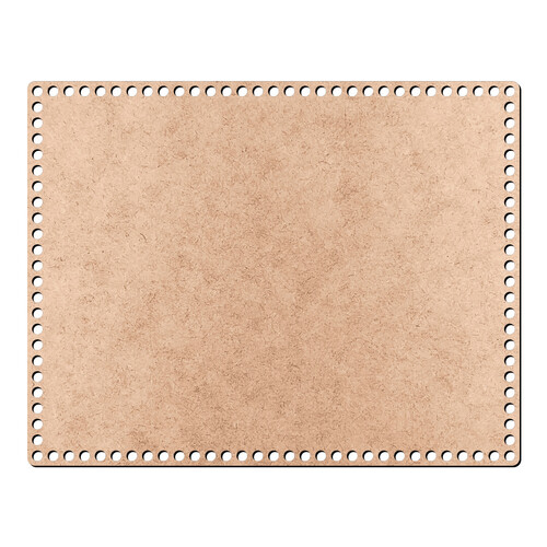Recorte Base Ret Cesto Fio Malha 25 x 32 cm / MDF 3mm