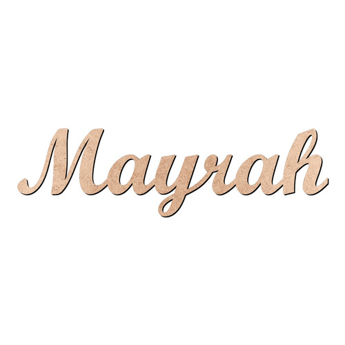 Recorte Mayrah Script Mt Std / MDF 3mm