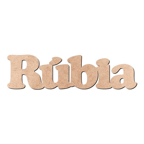 Recorte Rúbia Cooper Black / MDF 3mm