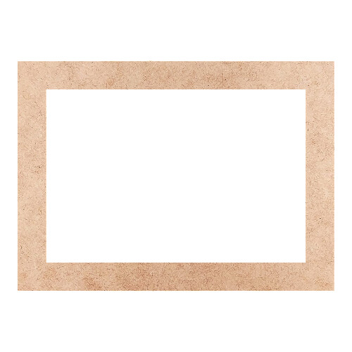 Recorte Moldura Ret 40 x 55 cm Borda 5 cm / MDF 3mm