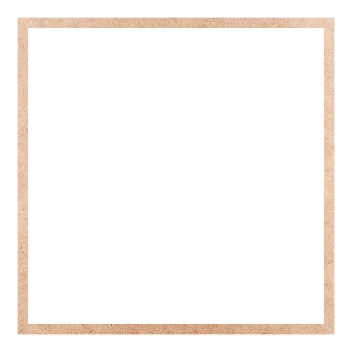 Recorte Moldura Quadrada 29 cm Borda 1 cm / MDF 3mm