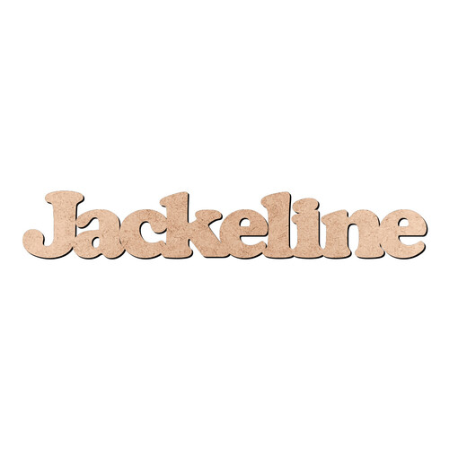 Recorte Jackeline Cooper Black / MDF 3mm