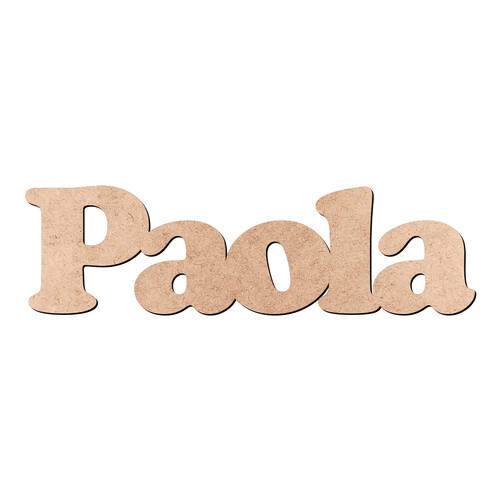 Recorte Paola Cooper Black / MDF 3mm