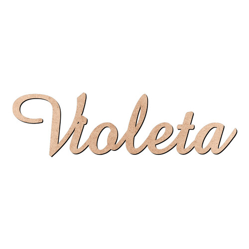 Recorte Violeta Amaze / MDF 3mm