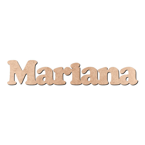 Recorte Mariana Cooper Black / MDF 3mm