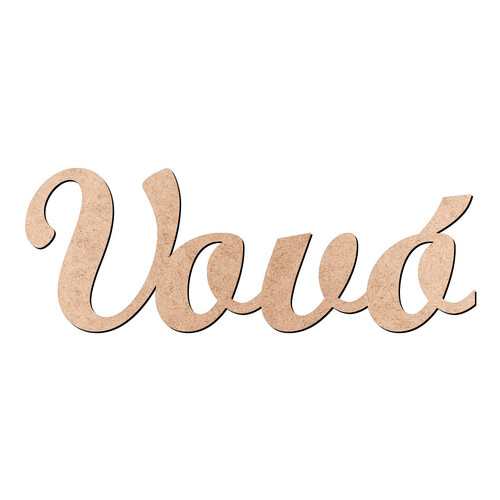 Recorte Vovó Script Mt Std / MDF 3mm