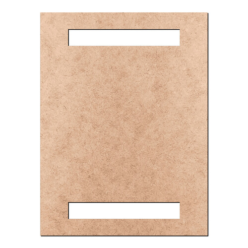 Recorte Tag Passa Fita Retangular / MDF 3mm