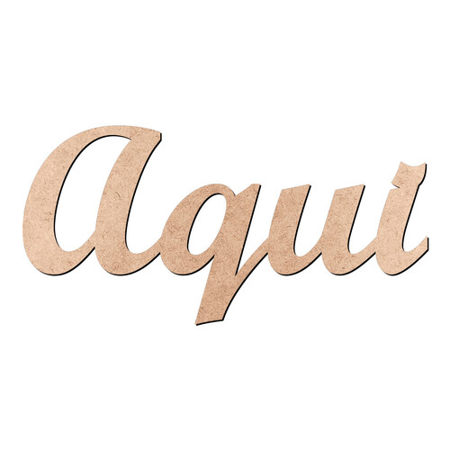 Recorte Aqui Script Mt Std / MDF 3mm