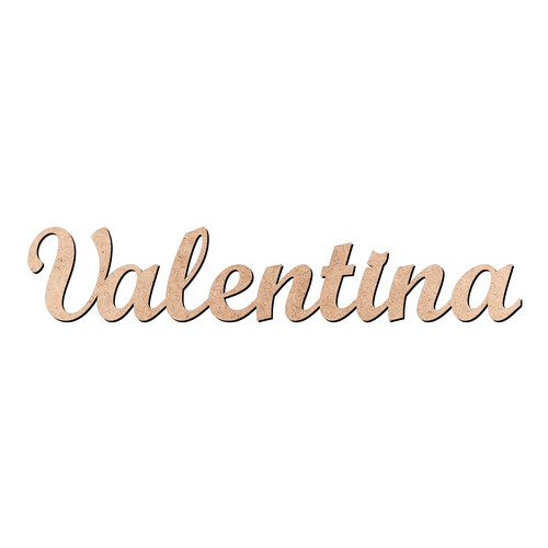 Recorte Valentina Script Mt Std / MDF 3mm