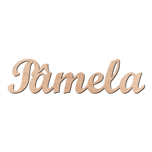 Recorte Pâmela Script Mt Std / MDF 3mm