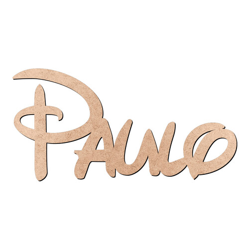 Recorte Paulo Disney / MDF 3mm