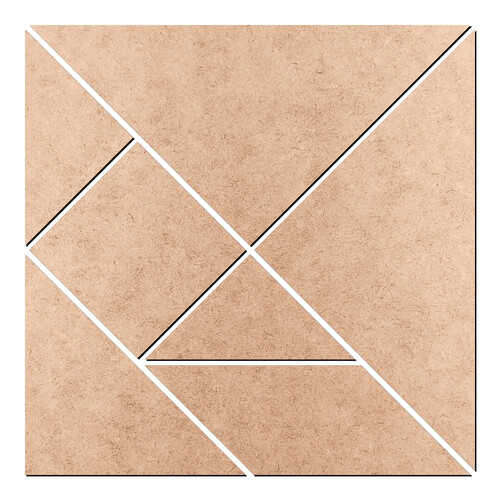 Recorte Peças Tangram / MDF 3mm