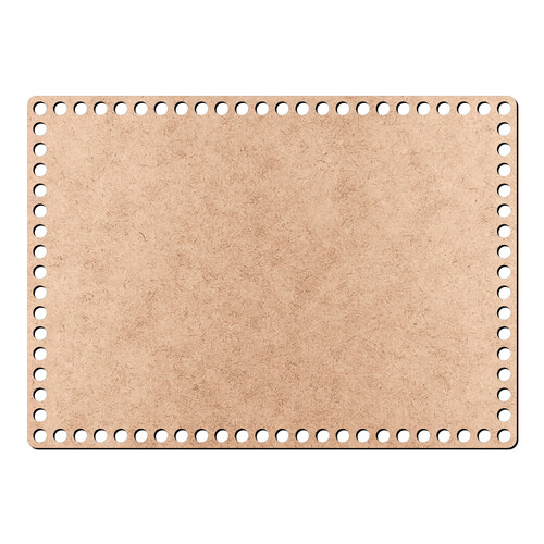 Recorte Base Ret Cesto Fio Malha 18 x 25 cm / MDF 3mm