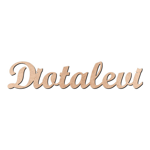 Recorte Diotalevi Script Mt Std / MDF 3mm