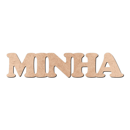 Recorte MINHA Cooper Black / MDF 3mm