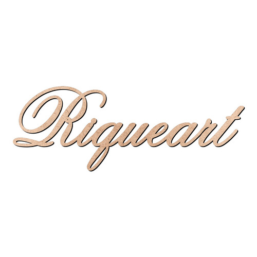Recorte Riqueart Old Script / MDF 3mm