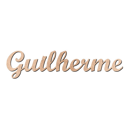 Recorte Guilherme Script Mt Std / MDF 3mm