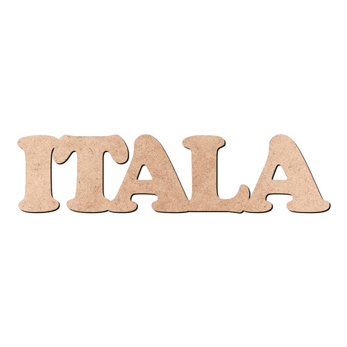 Recorte ITALA Cooper Black / MDF 3mm