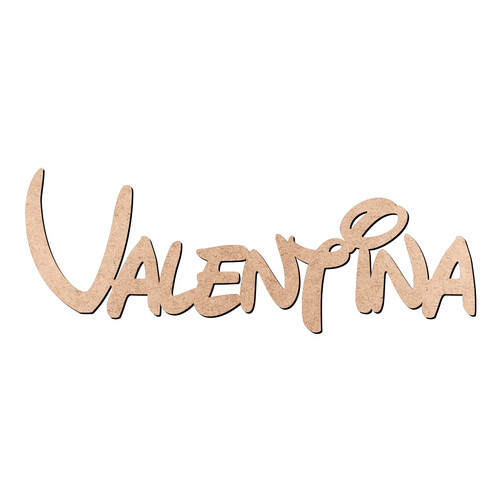 Recorte Valentina Disney / MDF 3mm