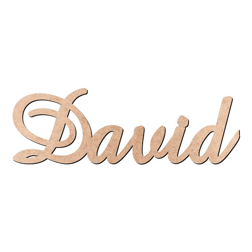 Recorte David Amaze / MDF 3mm