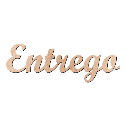 Recorte Entrego Script Mt Std / MDF 3mm