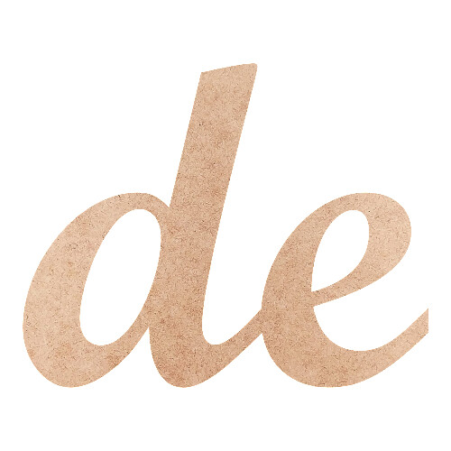 Recorte de Script Mt Std / MDF 3mm
