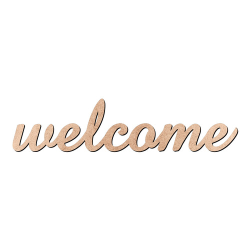 Recorte welcome Amaze / MDF 3mm