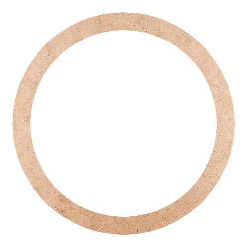 Recorte Moldura Circular 37 cm Borda 3 cm / MDF 3mm
