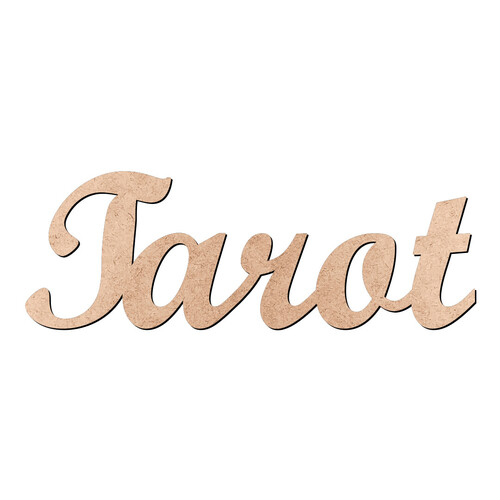 Recorte Tarot Script Mt Std / MDF 3mm