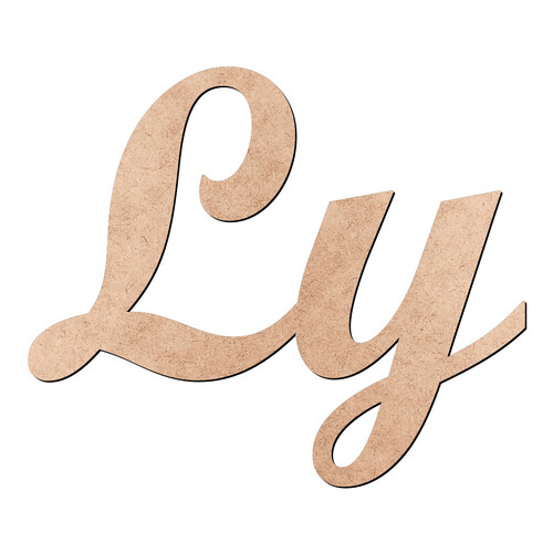 Recorte Ly Script Mt Std / MDF 3mm