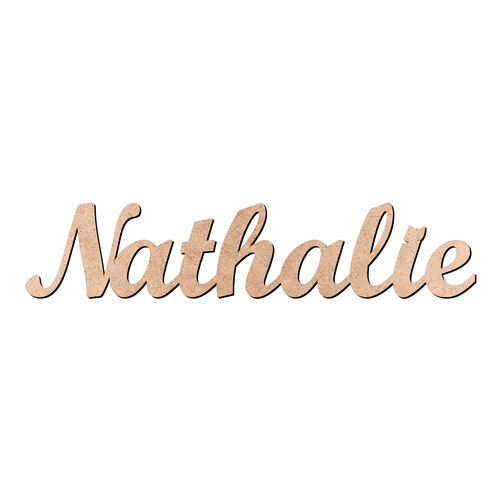 Recorte Nathalie Script Mt Std / MDF 3mm
