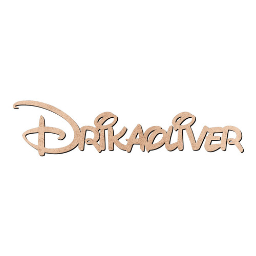 Recorte Drikaoliver Disney / MDF 3mm