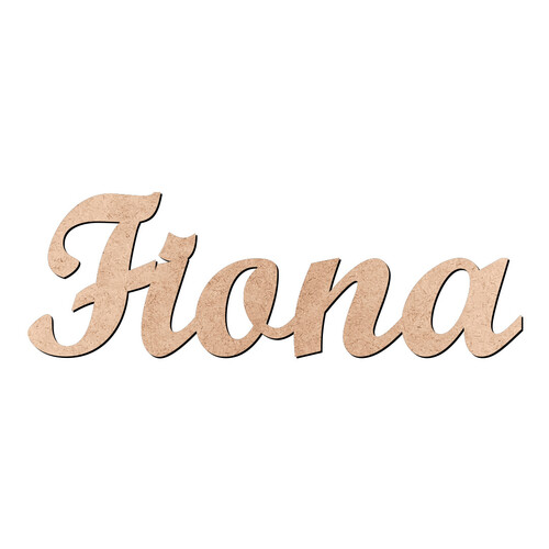 Recorte Fiona Script Mt Std / MDF 3mm