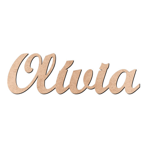 Recorte Olívia Script Mt Std / MDF 3mm